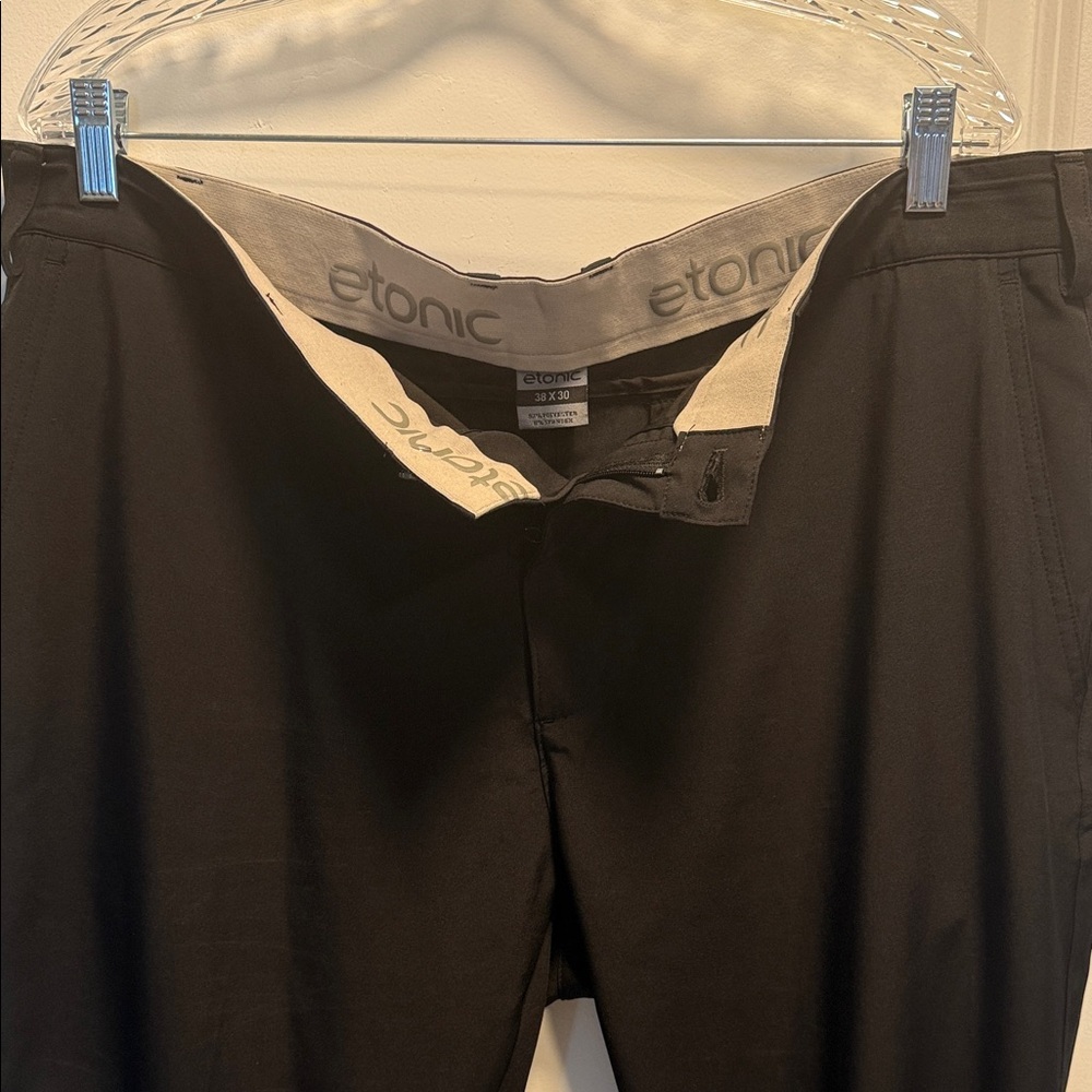 Etonic Men's Classic Black Formal Trousers